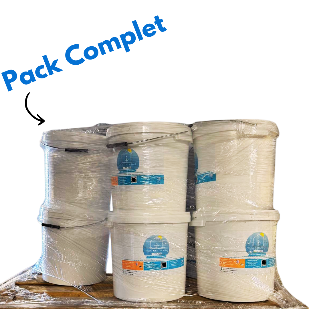 Peinture cool roof réflective toiture blanche