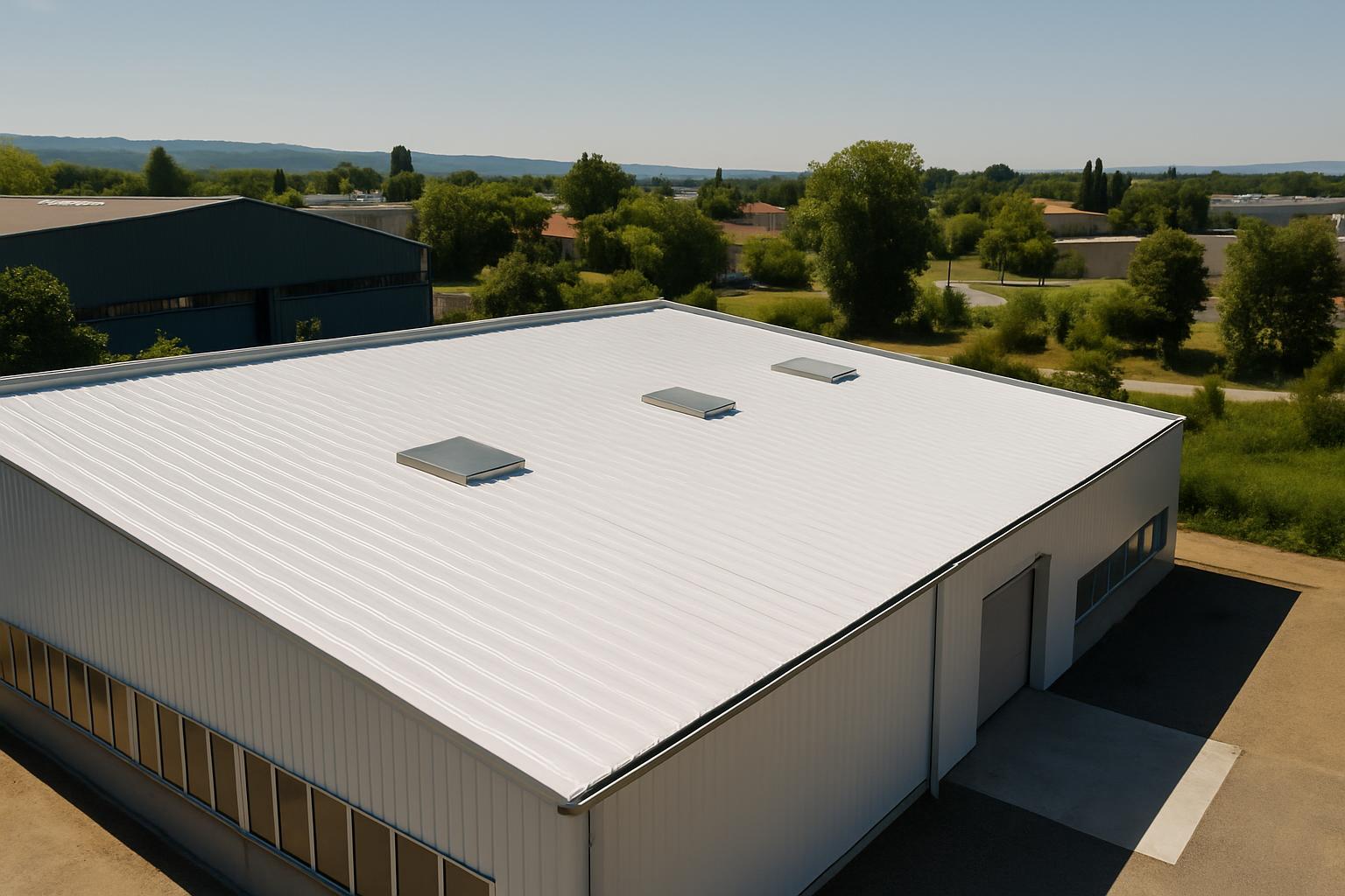 image article cool roof usine pour Mon Toit Frais