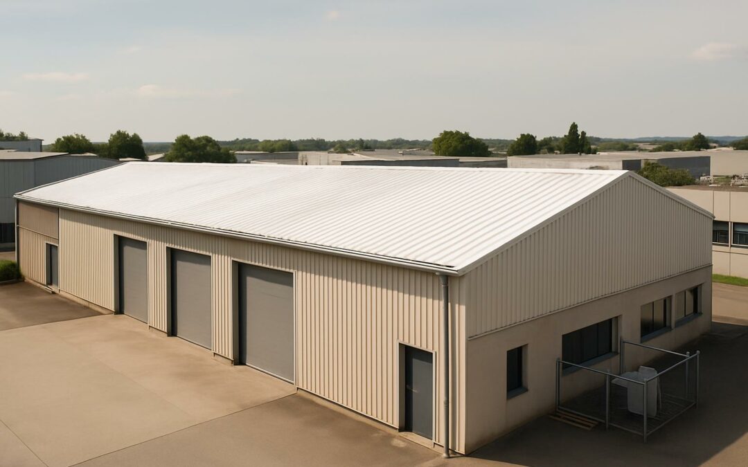 Cool roofing pour bâtiment industriel Vourles